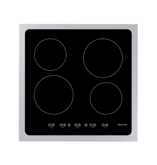 8720769323067_wiggo_WIO-E621A(BX)_freestanding oven_60cm_BLACK_INOX_hob