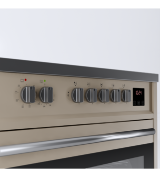 8720769323296_wiggo_WIO-E921A(CX)_freestanding oven_90cm_CREAM_INOX_buttons