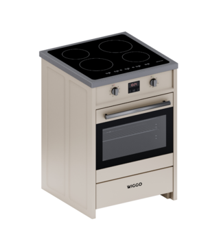 8720769323265_wiggo_WIO-E621A(CX)_freestanding oven_60cm_CREAM_INOX_left