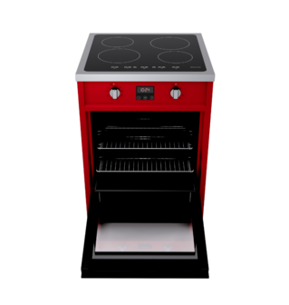8720769323272_wiggo_WIO-E621A(RX)_freestanding oven_60cm_RED_INOX_open