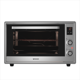 Wiggo WMO-E657(X) - Vrijstaande oven - 65 liter - Inox