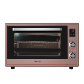 Wiggo WMO-E657(P) - Vrijstaande Mini Oven - 65 liter - Pink