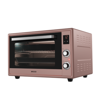 Wiggo WMO-E657(P) - Vrijstaande Mini Oven - 65 liter - Pink