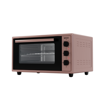 Wiggo WMO-E456(P) - Vrijstaande Mini Oven - 45 liter - Roze