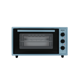 Wiggo WMO-E456(A) - Vrijstaande Mini Oven - 45 liter - Aqua Blue