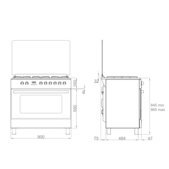 WO-E909R(WW)_8718591607134_Gasfornuis