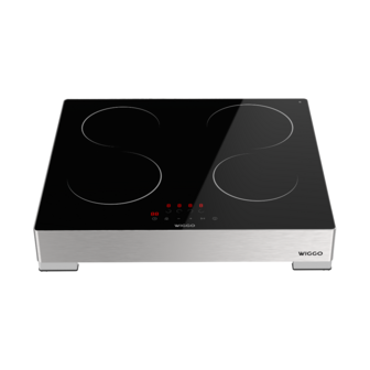 Wiggo WH-EF614G(X) - Vrijstaande inductie kookplaat - 1 fase - 60cm - Zwart 