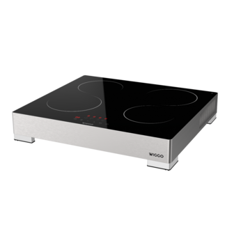 Wiggo WH-EF614G(X) - Vrijstaande inductie kookplaat - 1 fase - 60cm - Zwart 