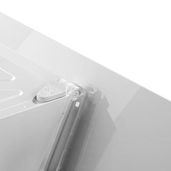 Wiggo WE-A943G(W) &ndash; Glas Schouw Afzuigkap, 90 cm &ndash; A+ Energieklasse, 4 Snelheden