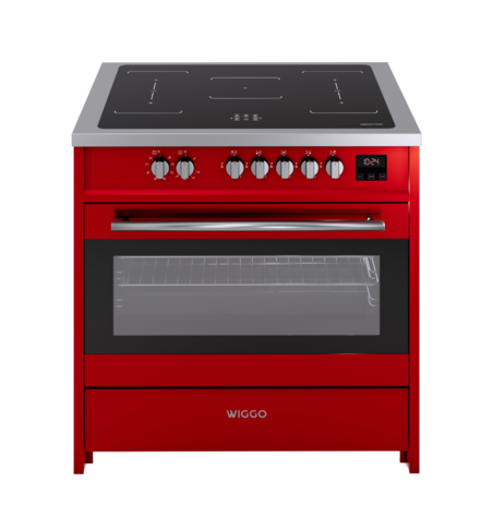8720769323302_wiggo_WIO-E921A(RX)_freestanding oven_90cm_RED_INOX_front