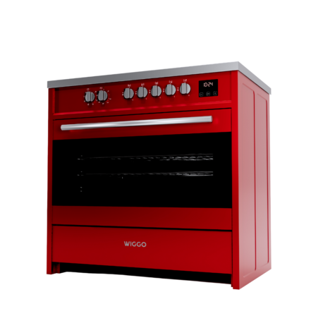 8720769323302_wiggo_WIO-E921A(RX)_freestanding oven_90cm_RED_INOX_right