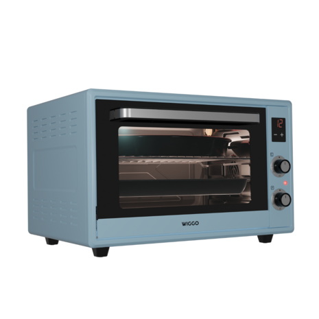 Wiggo WMO-E657(A) - Vrijstaande oven - 65 liter - Blauw