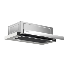 Wiggo WE-E632ER(X) Vlakscherm afzuigkap - Rvs - 60 cm